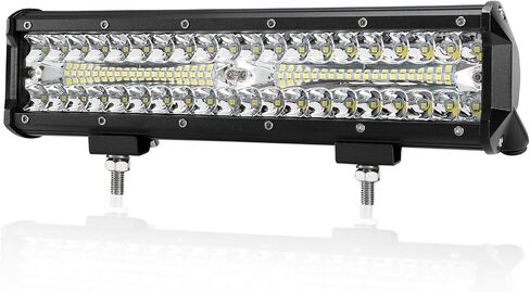 2PCS 7 Inch LED Light Bar for Truck, Boat, ATV,UTV, Marine, IP68, 24000LM LED Pods Spot & Flood Combo Beam, 12V Triple Row Light Bar Off Road Driving Led Work Lights in Saudi Arabia