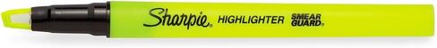 SHARPIE Clear View Highlighter Stick, Chisel Tip, Assorted Fluorescent, 3 Pack (1964664) in Saudi Arabia