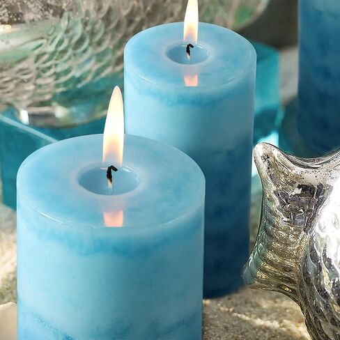 Pillar Candles, Scented Candle, Set of 3 Vanilla Cupcake Aromatherapy Candles for Home Scented, Woman Gifts, Bathroom, Spa, Wedding (3 × 6") in Saudi Arabia