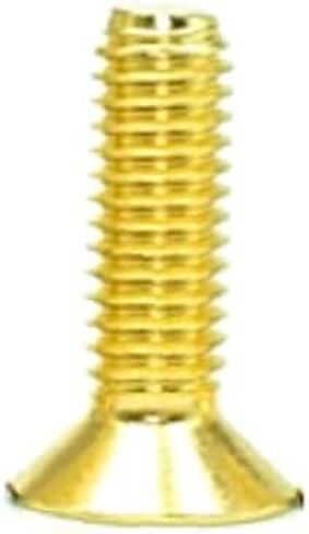 50pcs M3 Flat Screws 12.9 Flat Head Hexagon Bolts Hex Socket Head Cap Screws Allen Screws Gold (8mm) in Saudi Arabia