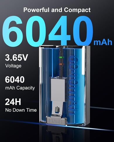 2 حزمة لبطارية حلقة 6040mAh استبدال مع محطة شاحن حلقة ، وقابل الشحن البطارية الكاميرا بطارية متوافقة مع جرس الباب الحلقي 2/3/3PLUS in Kuwait