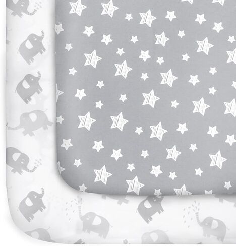 Changing Pad Cover for Girls 2 Pack, Lovely Print Soft Diaper Change Table Sheets, Fit 32"x16" Contoured Pad, Comfy Cozy 2-Pack Cradle Sheets,Floral in Saudi Arabia