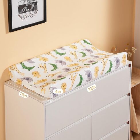 TILLYOU Changing Pad Cover Set in Soft Jersey Material Diaper Changing Table Sheets - Fits 32"/34''x16 Contoured Pad for Babies,Peachy Pink & Lt Gray in Kuwait