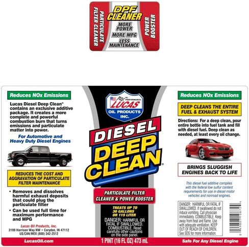 Lucas Oil Diesel Deep Clean, 64 oz. (Pack of 1) in Saudi Arabia