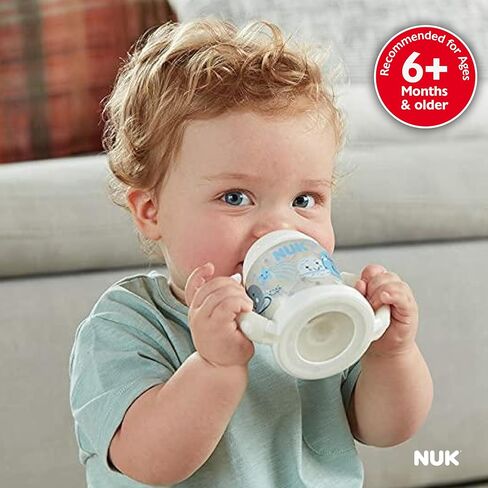 Nuk Learner Cup ، 6+ أشهر ، مجموعة خالدة ، Amazon الحصري ، 5 أوقية ، حزمة 2 - BPA مجانية ، كأس Sippy Proply in Kuwait