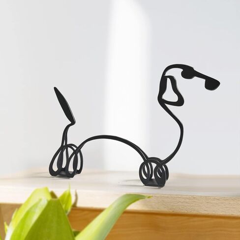 KOLYMAX Metal Cat Minimalist Art Wall Sculpture, Minimalist Abstract Cat Line Wall Art, Modern Minimalist Home Decoration Minimalist Living Room Wall Decoration（Long-Legged Cat） in Saudi Arabia