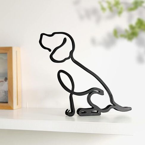KOLYMAX Metal Cat Minimalist Art Wall Sculpture, Minimalist Abstract Cat Line Wall Art, Modern Minimalist Home Decoration Minimalist Living Room Wall Decoration（Long-Legged Cat） in Saudi Arabia