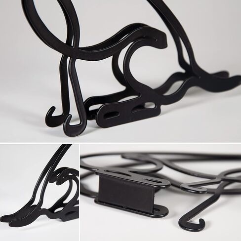 KOLYMAX Metal Cat Minimalist Art Wall Sculpture, Minimalist Abstract Cat Line Wall Art, Modern Minimalist Home Decoration Minimalist Living Room Wall Decoration（Long-Legged Cat） in Saudi Arabia