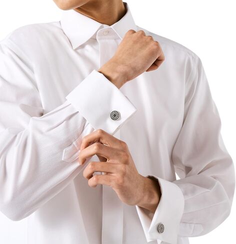 Emporio Armani Stainless Steel Cufflinks for Men in Saudi Arabia