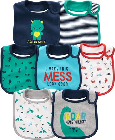 Simple Joys by Carter's Baby 7-Pack Teething Bibs in Saudi Arabia