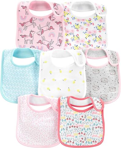 Simple Joys by Carter's Baby 7-Pack Teething Bibs in Saudi Arabia