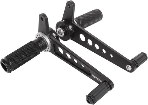 Motorcycle Cafe Racer CNC Aluminum Rear Sets Foot Pegs in Black Style 1 for Custom Bobber CB125 CB350 CB360 CB450,for KZ400 KZ650 KZ750 KZ900 KZ1000 KZ1100, for GT 125-750 in Saudi Arabia