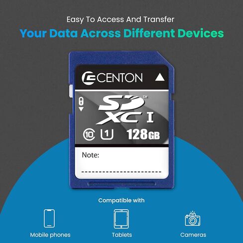 Centon Electronics MP Essential SDHC Card, Ultimate Memory Card for Phones, Tablets, Cameras, and More, UHS1, 8GB, 5 Bulk Pack in Saudi Arabia
