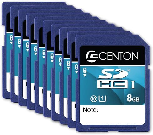 Centon Electronics MP Essential SDHC Card, Ultimate Memory Card for Phones, Tablets, Cameras, and More, UHS1, 8GB, 5 Bulk Pack in Saudi Arabia