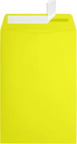 LUXPaper 6 x 9 Open End Envelopes | Peel & Press | Natural Linen | 80lb. Text | 50 Qty in Saudi Arabia