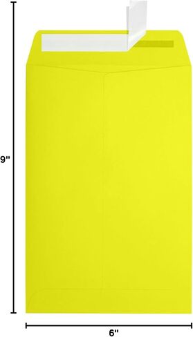 LUXPaper 6 x 9 Open End Envelopes | Peel & Press | Natural Linen | 80lb. Text | 50 Qty in Saudi Arabia