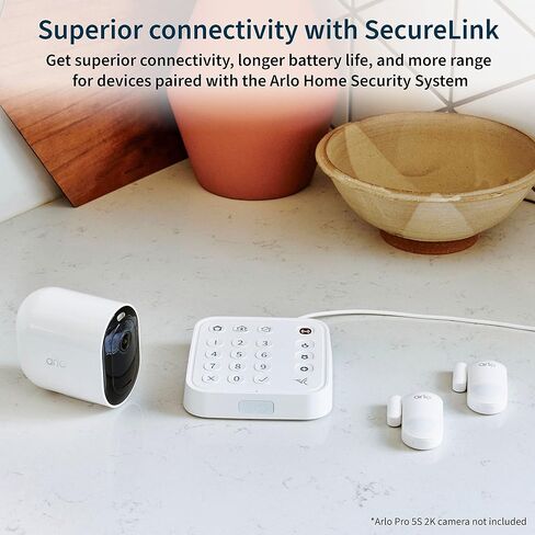 Arlo Pro 5S Spotlight Security Camera 2K (3 Cameras), Battery Charging Station & 3 Extra Batteries Bundle | Outdoor | Wireless with Spotlight | Dual-Band Wi-Fi | 12X Zoom, Color Night Vision | Black in Kuwait