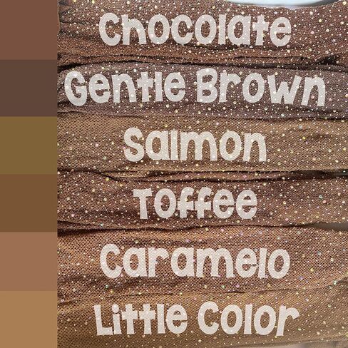 V-Cut Skintone Glitter Fishnet Stockings | VCut Carnival Tights for Black and Brown Skin Women | GB2022 One Size in Saudi Arabia