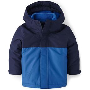 The Children's Place Baby Boys' and Toddler Heavy 3 in 1 Winter Jacket, Wind Water-Resistant Shell, Fleece Inner