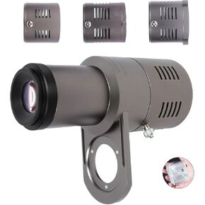 مخروطي بصري سنوت، تصوير سنوت صغير مع حامل Zhiyun/Smallrig/Ulanzi، ملحق جهاز عرض GOBO أضواء كاشفة، 14 Gobos، عدسة وإسقاط لضوء LED للتصوير الفوتوغرافي أحادي الضوء وضوء ستروب