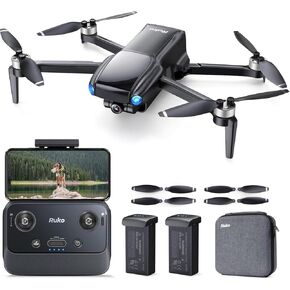 Ruko U11MINI Drones with Camera for Adults 4K, 70Mins 2 Batteries, Under 250g, Camera Drone with GPS TOF 9800FT Long Range Auto return for beginner