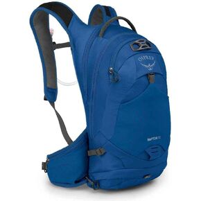 Osprey Raptor 10L Men's Biking Backpack with Hydraulics Reservoir, Postal Blue