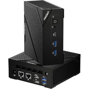 Mini PC, Intel 12th Gen N100 (4C/4T, 6M Cache, 3.4GHz), 16GB LPDDR5 512GB M.2 SSD, Windows 11, Mini Desktop Computer 4K Dual Display/USB3.2/WiFi6/BT5.2/1000M LAN for Office/Business/Home