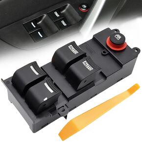 Power Master Window Control Switch Front Left Driver Side Compatible with Nissan Maxima 2009 2010 2011 2022 2013 2014 Replace 25401-9N00E 254019N00E
