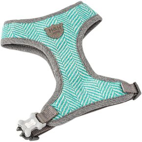 HUGO & HUDSON Dog Harness No-Pull Anti Choke Adjustable Padded Pet Vest, Multi-Color Striped, XS