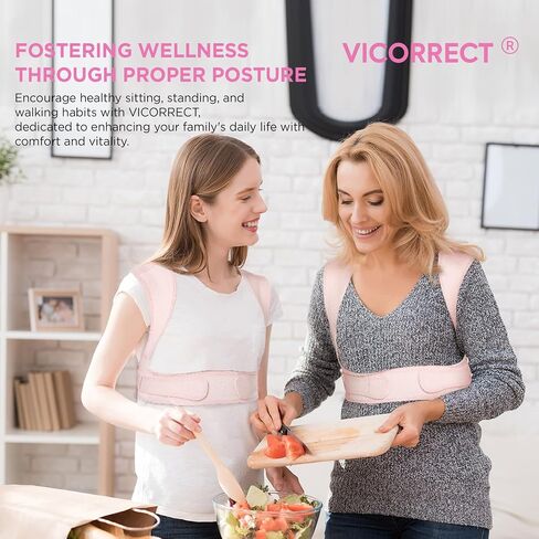 Vicorrect Adjustable Posture Corrector for Women：Upper Back Support Spine Collection for Straighten Shoulders(L/XL) in Saudi Arabia