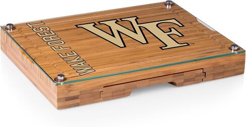 PICNIC TIME - NCAA Concerto Glass Top Cheese Cutting Board & Tools Set in Kuwait