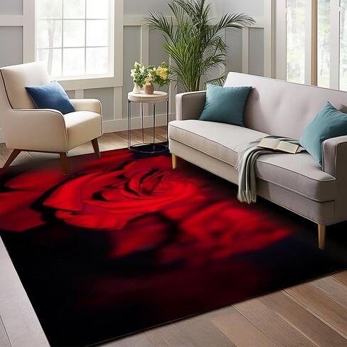 Area Rug 5x7 Washable Rug,Van Gogh Starry Night Area Rugs for Living Room Low-Pile Machine Washable Backing Non-Slip Indoor Floor Rugs Carpet for Bedroom Kitchen Laundry Home Office in Saudi Arabia