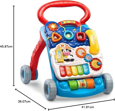 VTech Sit-to-Stand Learning Walker (Frustration Free Packaging), Blue in Kuwait