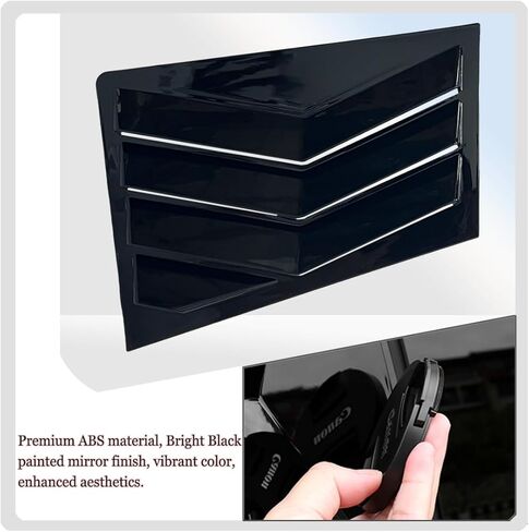 Window Louver，MUXEE 2Pcs Side Vent Window Louvers for Kia Sportage 2017 2018 2019 2020 2021 2022, ABS Print Sport Window Decorative Covers, Exterior Trim Accessories - Carbon Fiber in Kuwait