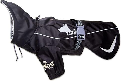 Dog Helios 'Ice-Breaker' Extendable Hooded Dog Coat w/Heat Reflective Tech, X-Large, Blue in Kuwait