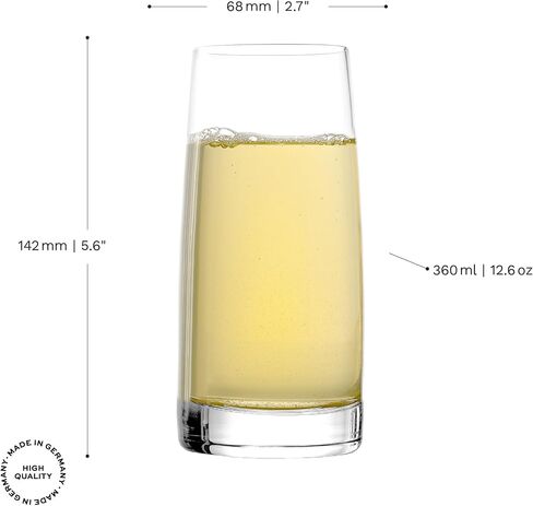 Stölzle Lausitz Set of 4 Glass Champagne Flutes (EXPERIENCE). Dishwasher Safe, Lead-Free Crystal Champagne Glasses (6.5Fl oz). Break-Resistant Mimosa Glasses, Mimosa Flutes - Genuine Stölzle Glassware in Saudi Arabia