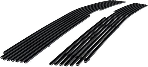 APS Compatible with Chevy Silverado 1500 SS HD 2003-2005 & 03-04 2500 3500& 02-06 Avalanche Without Body Cladding Main Upper Stainless Steel Black Mesh Rivet Studs Grille Insert CL5717H in Saudi Arabia