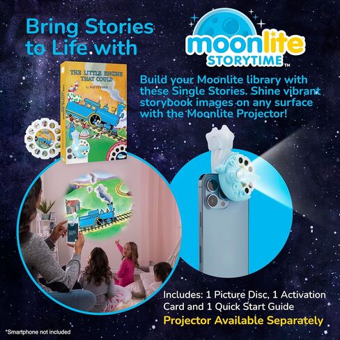 Moonlite Storytime Llama Llama Red Pajama Storybook Reel، طريقة سحرية للقراءة معًا، قصة رقمية لجهاز العرض، تأثيرات صوتية ممتعة، هدية التعلم المبكر للأطفال الصغار من عمر 12 شهرًا فما فوق in Kuwait