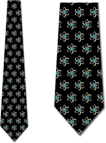 Atomic Nucleus Neckties Mens Science Ties Science Physics Chemistry Biology Tie in Saudi Arabia