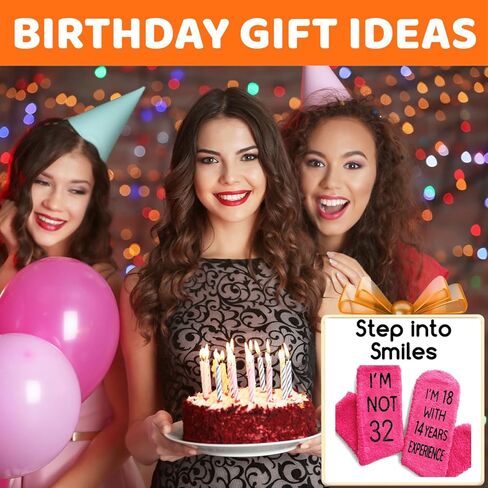 HAPPYPOP 31st Birthday Gifts Ideas for Women - Socks for 31 Year Olds, 31st Birthday Socks, Best Gifts for 31 Year Old Woman in Saudi Arabia