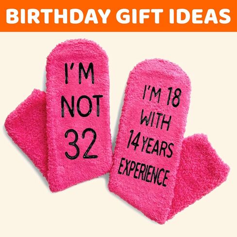 HAPPYPOP 31st Birthday Gifts Ideas for Women - Socks for 31 Year Olds, 31st Birthday Socks, Best Gifts for 31 Year Old Woman in Saudi Arabia