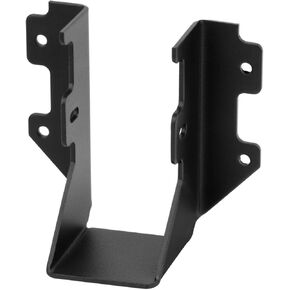 6 Pcs 2 x 8 Black Joist Hanger,Inner Width 38mm,14 Gauge Steel Face Mount Joist Bracket Fit for 2 x 8 Nominal Beam