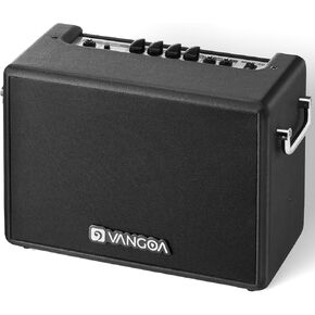 Vangoa 30W Bass Guitar Amplifier, Portable Electric Bass Combo Amp 8 Inch Speaker for Bass Practice Amp Indoor Outdoor with Overdrive Circuit and Mid-Scoop Contour Switch