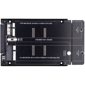 Xiwai 2.5 بوصة SATA 22Pin إلى 2010 2011 2012 Mac Air Pro Retina SSD 12 + 6Pin 17 + 7Pin A1425 A1398 MC975 MC976 محول الضميمة