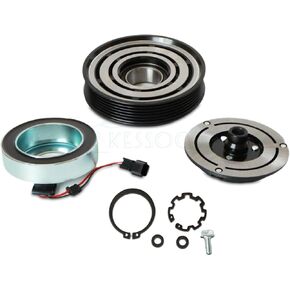 1set Air Conditioning Compressor Clutch Kit 92600JA00A 92600ZX50A AC Compressor Clutch Kit Replacement for 2007-2012 Nissan Altima 2.5L