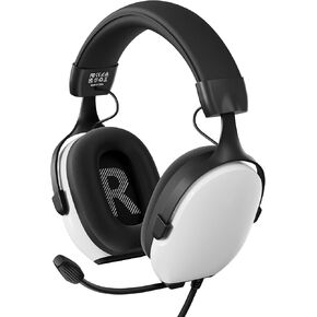 Gaming Headsets with Mic for Xbox,PS4,PS5,Switch,PC,7.1 Surround Sound Gmaing Headphones with Noise Cancelling Microphone,50MM Dynamic Drivers, 3.5MM Audio Jack-White