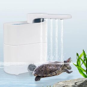 UPETTOOLS Turtle Filter Internal Filter for Reptiles Tank Low Level Filter for Small Fish Tank Turtle Tank Shrimp Tank Amphibian Frog Crab