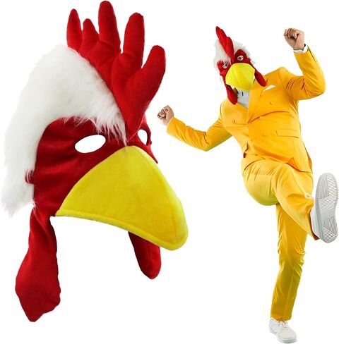 Nicky Bigs Novelties Adult Funny Animal Hats - Land Bird Sea Zoo Farm Cosplay Halloween Costume Accessory in Saudi Arabia