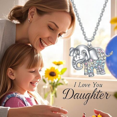 الحصان/القط/قنفذ البحر/يونيكورن/الراكون/الكنغر/تي ريكس/الفيل/تشيهواهوا/المسترد الذهبي/كوالا/الماعز/البقرة قلادة هدايا للفتيات النساء، لطيف ملون كريستال قلادة الحيوان الكبير هدية عيد ميلاد لمحبي الحيوانات in Kuwait