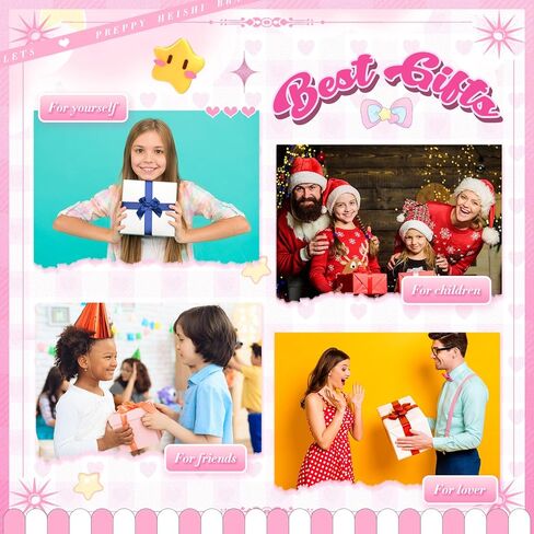 100 Pcs Preppy Heishi Surfer Bracelets Set Colorful Beaded Stretch Bracelets Clay Bracelets for Women Teens in Kuwait